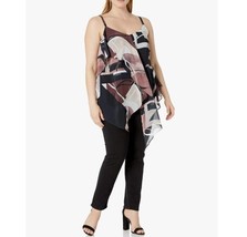 City Chic Womens XS 14 Sahara Patterned Tiered Layered Tank Top NWT AI64 - £29.33 GBP