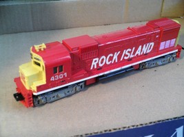 Vintage HO Scale Tyco Rock Island 4301 Diesel Locomotive 8 1/4&quot; Long - £29.63 GBP