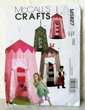 McCall's Crafts Kids' Play Canopy Tent Playhouse Sewing Pattern M5827 Uncut - $14.20