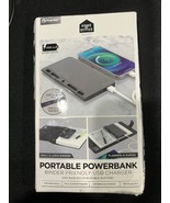 Portable Power Bank Binder Friendly 4000 MAH USB Charger - $182.32 MXN