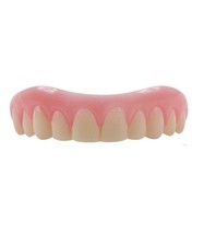 Instant Smile Top Teeth Small W Free Usa Flag Pin Veneers Fake Photo Novelty New - £11.17 GBP