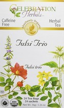 Celebration Herbals Tulsi Trio Organic 24 Bag, 0.02 Pound - £13.66 GBP