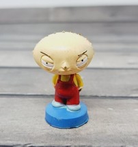 Family Guy STEWIE Mini Bobble Head 1.5&quot; VTG 2005 Fox Griffin Red Overalls - £3.41 GBP