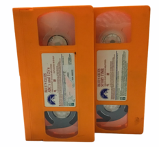 Blues Clues Lot 2 VHS Blues Clues Story Time Blues Clues ABCs and 123s Orange - $33.11
