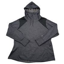 Champion Sweatshirt Womens 2XL Gray Duo Dry Long Sleeve Hooded Drawstrin... - $25.62