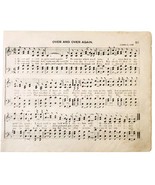 1881 Over &amp; Over Again Victorian Sheet Music Ohio State Grange Agricultu... - $28.05 CAD