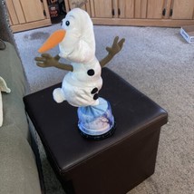 Disney Frozen Olaf 15&quot; Spinning Dancing Talking Singing Plush Holiday Decor - £11.24 GBP