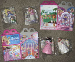 Happy Meal Cartons (2) &amp; Barbie Toys (4 Of 8)(McDonald’s, 1991) SEALED - £22.05 GBP