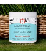 FIRST AID BEAUTY FACIAL RADIANCE PADS 60 COUNT TUB, TONE, EXFOLIATE NEW ... - $28.45
