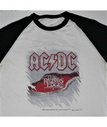 AC/DC ~ RAZOR&#39;S EDGE TOUR DATES ~ BASEBALL / TWO-SIDED SHIRT ~ MEN&#39;S Sz ... - $128.36 CAD
