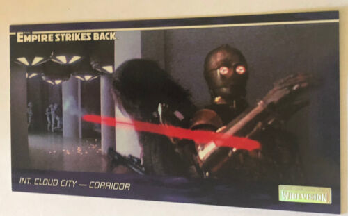 Empire Strikes Back Widevision Trading Card 1995 #119 Cloud City Corridor - $2.48