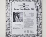 Dungeons &amp; Dragons Escape From Thunder Rift  - Module Only 1993 TSR #9473 - $36.62