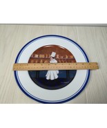 Williams Sonoma Guy Buffet Dinner Plate Les Chef Kitchen Blue Band repla... - £10.10 GBP