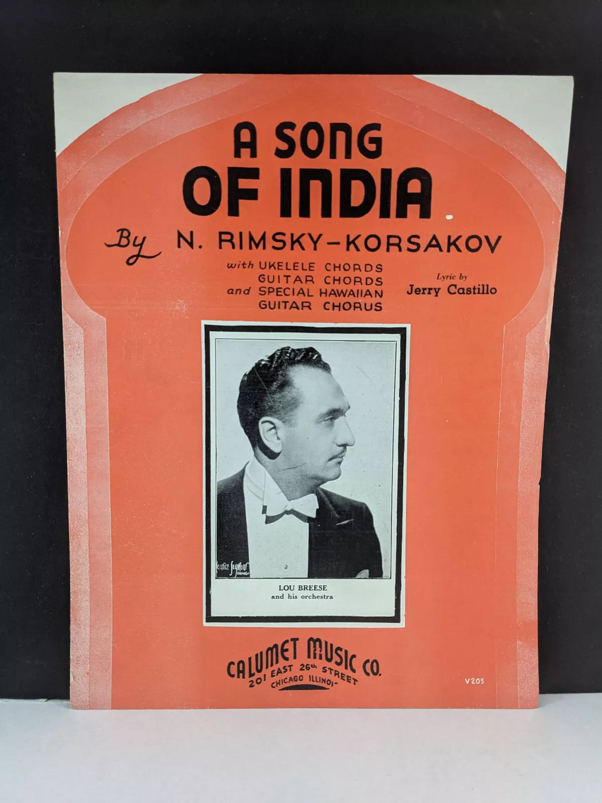 A Song of India (sheet music) - $6.00