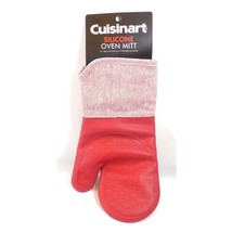 Cuisinart All Silicone Oven Mitt Glove Heat Resistant to 500 deg - Red -... - €10,13 EUR