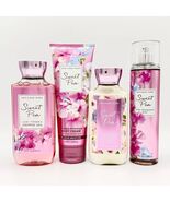 Bath and Body Works SWEET PEA lot of 4 Cream Mist Lotion & gel - $33.95