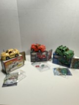 Lot Of 3 The Chevron Cars Red Green Yellow Tony Wendy Sam Sedan Collectable - $25.47
