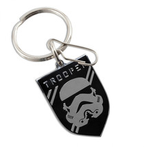 Star Wars Stormtrooper Badge Metallic Keychain Multi-Color - £10.28 GBP