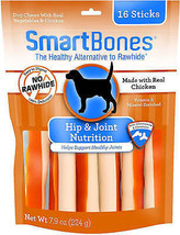 SmartBones Hip &amp; Joint Care Chicken Treat Sticks: Nutritious Chew with Real Chic - £8.65 GBP+