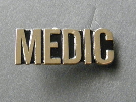 US ARMY MEDIC SCRIPT MILITARY LAPEL PIN BADGE 1 INCH - $5.64