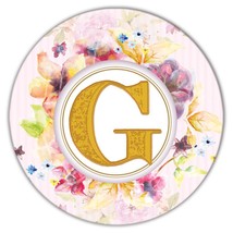 Monogram Letter G : Gift Coaster Name Initial Alphabet ABC - £3.98 GBP