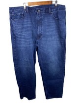 Levis 550s Jeans 44x27 Medium Dark Wash Straight Leg Denim Pants Mens - £35.40 GBP