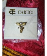 Vintage Carucci ANGEL Brooch Pin Made In Taiwan New - $193.12 MXN