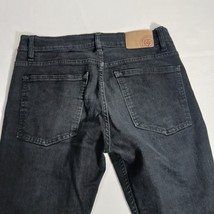 Second Image Women's Black Denim Skinny Jeans Mid Rise Size 28 (30×31.5) image 12