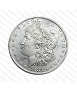 1884 CC Morgan Silver Dollar Commemorative COPY coin - $14.99