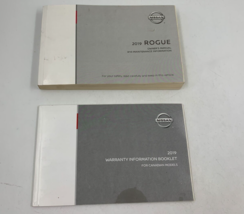 2019 Nissan Rogue Owners Manual Handbook Set with Case OEM I01B07036 - £28.52 GBP