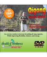 &quot;COMPLETE GUIDE TO QI-GONG&quot; 3 DVD Set, improve Breathing, Flexibility, V... - £14.03 GBP