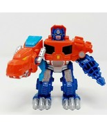 Transformers Rescue Bot Optimus Prime Roar &amp; Rescue T-Rex Dino Playskool... - £11.10 GBP