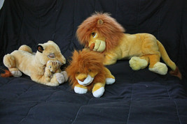 HTF VTG Disney Store Lion King Sarabi w/ Cub and Simba - £94.38 GBP