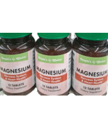 3 Peoples&#39;s choice Magnesium Nervous System &amp; Heart Health 12 Tablets - €18,46 EUR