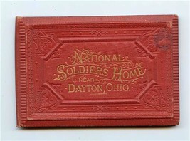National Soldiers Home near Dayton Ohio 1878 Hard Cover Picture Folder - £387.82 GBP