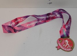 partners In Pink 5k Marathon Race Award Medal Memorabilia RARE VHTF Fort... - $275.28 MXN