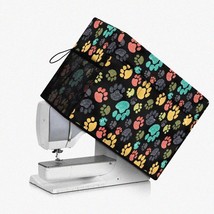 PawPrint StitchGuard: Lightweight, Colorful Sewing Machine Cover with Storage Po - $52.42