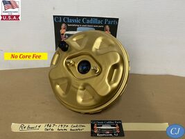 REBUILT 1967-1970 CADILLAC DELCO MORAINE POWER BRAKE BOOSTER (DISC OR DRUM) - $8,626.13 MXN