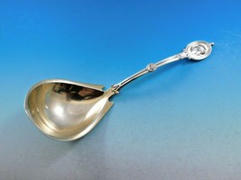 Medallion by Wendt Sterling Silver Gravy Ladle Gold Washed 8 1/4" Server Vintage - £398.16 GBP