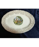 Royal Queen First Quality Original Warranted 22kt Gold Serving Plate Vin... - £39.10 GBP