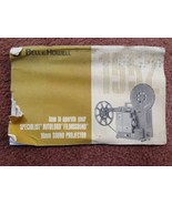 Bell and Howell 16MM Sound projector 1552 Owner&#39;s Manual - $19.75