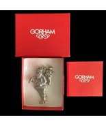 Gorham Silverplated Santa Claus Vintage Ornament YC 1175 Christmas Tree ... - $32.97 CAD