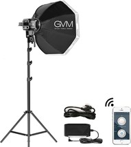 Gvm Great Video Maker 80W Photo Led Studio Lighting Kit, Led Video Light Octagon - £169.85 GBP