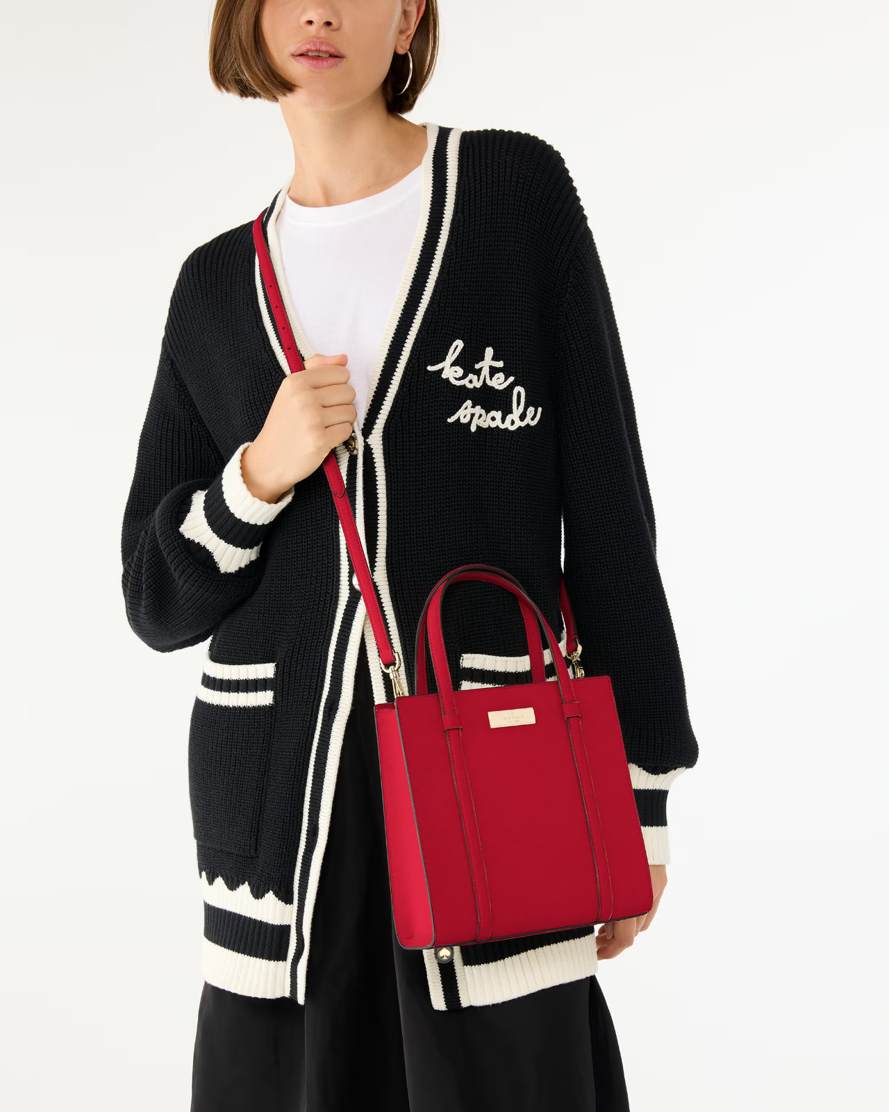 NWB Kate Spade Kenzie Limited Edition Small Tote KI926 Cherry Red Purse Gift Bag