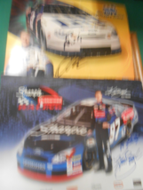 Collectible Two NASCAR Autograph Pictures- KURT BUSCH and - £17.49 GBP