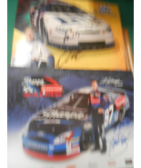 Collectible Two NASCAR Autograph Pictures- KURT BUSCH and - £17.85 GBP