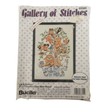 Bucilla Gallery of Stitches Counted Cross Stitch Kit Life is Precious Pr... - £8.00 GBP