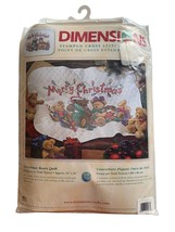 Dimensions CHRISTMAS BEARS QUILT Pre-quilted Stamped XStitch Kit Sealed ... - $86.71