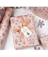 Soft Blush Pink on Pink Metallic Snowflakes Christmas wrapping paper, short roll - €18,93 EUR Soft Blush Pink on Pink Metallic Snowflakes Christmas wrapping paper, short roll - €18,93 EUR