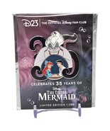 D23 Exclusive The Little Mermaid 35th Anniversary Glow-in-the-Dark Pin L... - $46.74